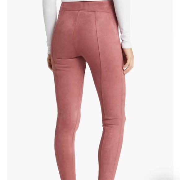 SPANX | Size S | Faux Suede Perfect Pant Leggings – Rich Rose Pink - Picture 1 of 8